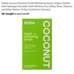 Coconut Teeth Whitening Strips — Green